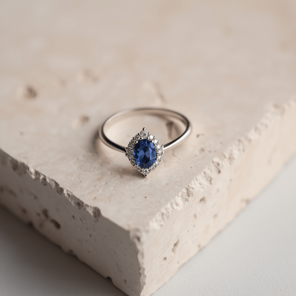 Anel Lady Di em Prata e Zircónias - Loja do Ouro