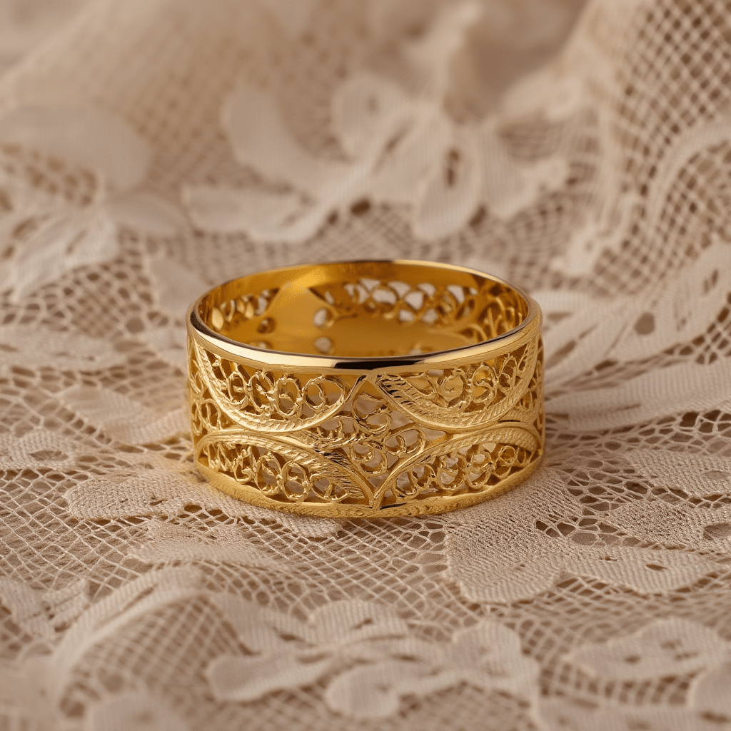 Anel Tejo em Prata Dourada - Loja do Ouro