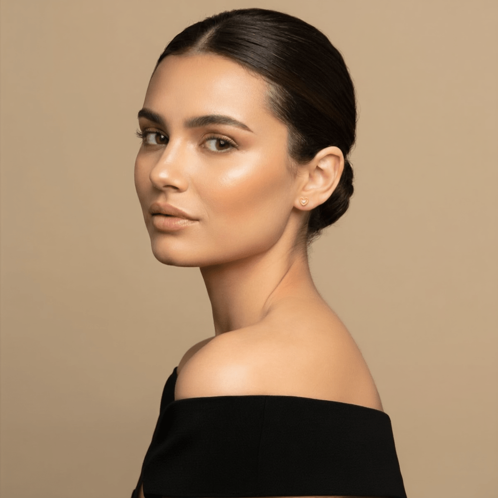 Brincos Coração em Ouro 19kl com Zircónia - Loja do Ouro