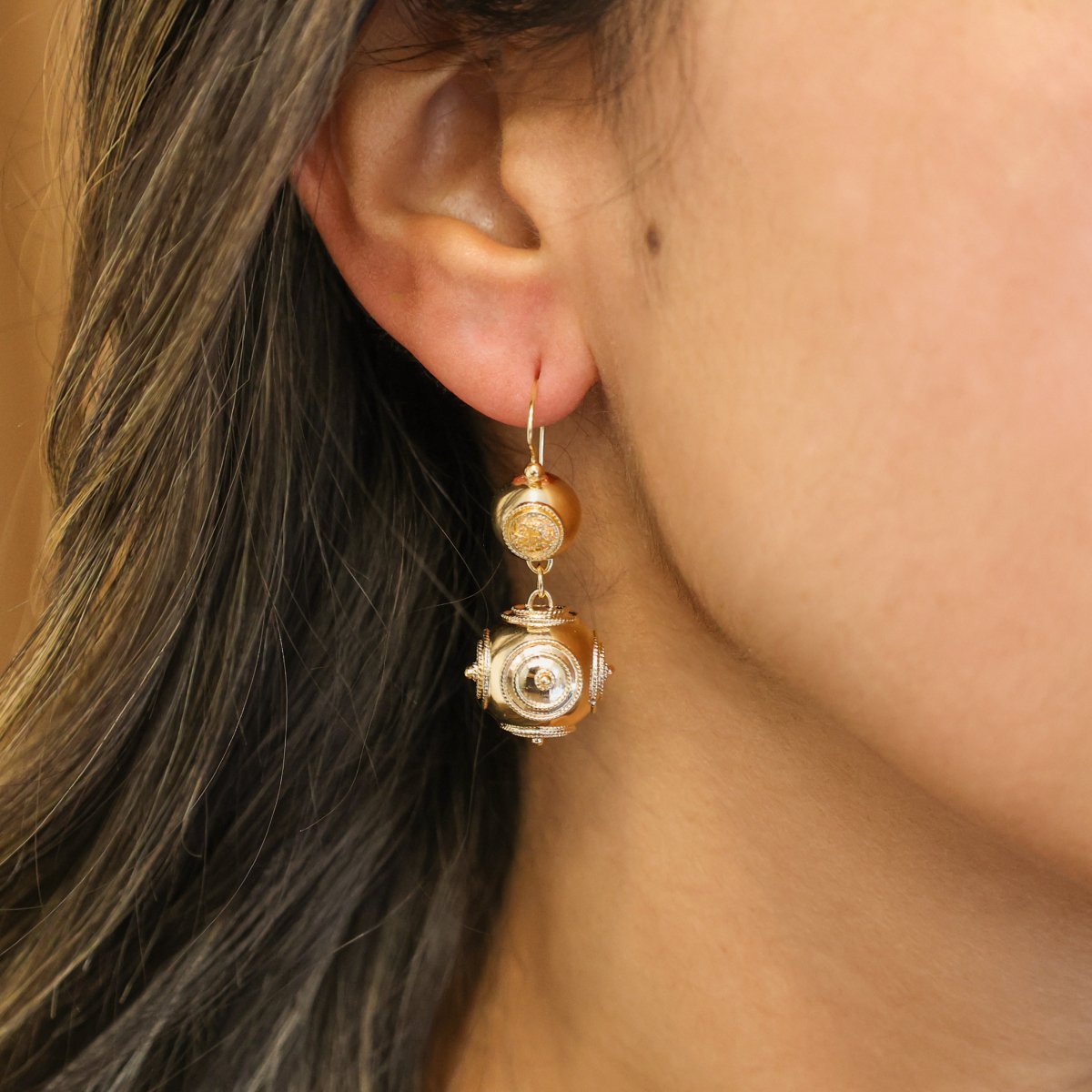 Brincos Duquesa de Viana em Ouro - Loja do Ouro