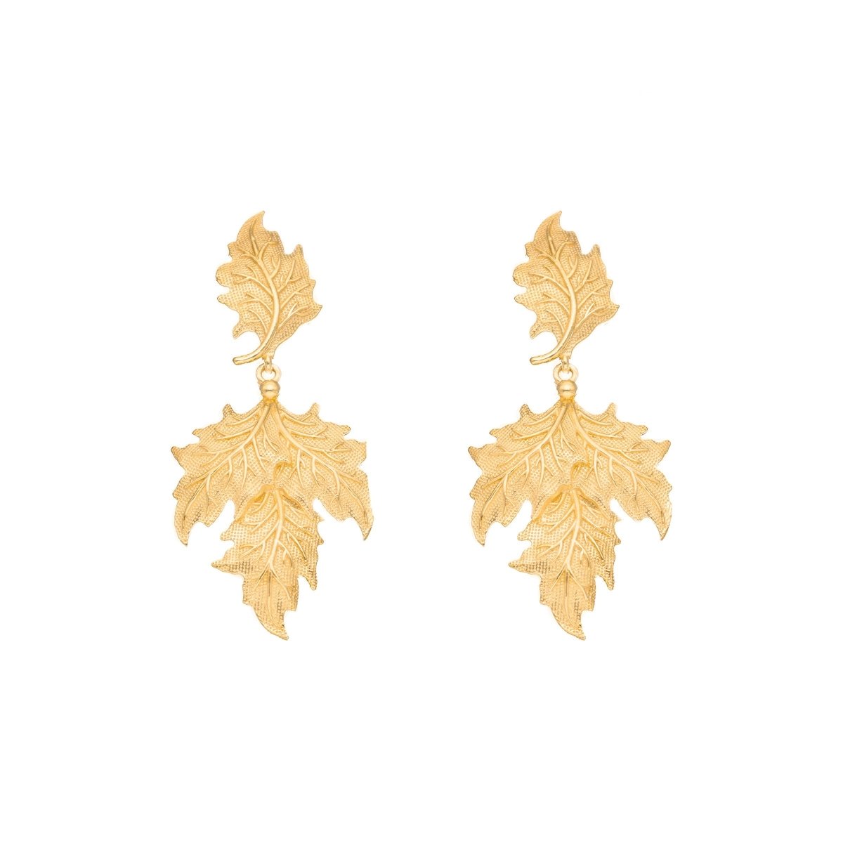 Brincos Parra em Prata Dourada - Loja do Ouro