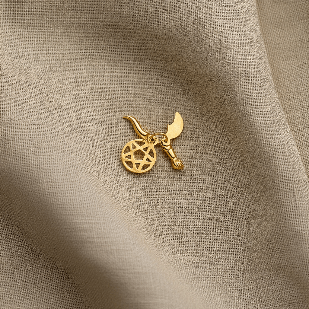 Conjunto Saimão em Ouro 19kl (1.1cm) - Loja do Ouro