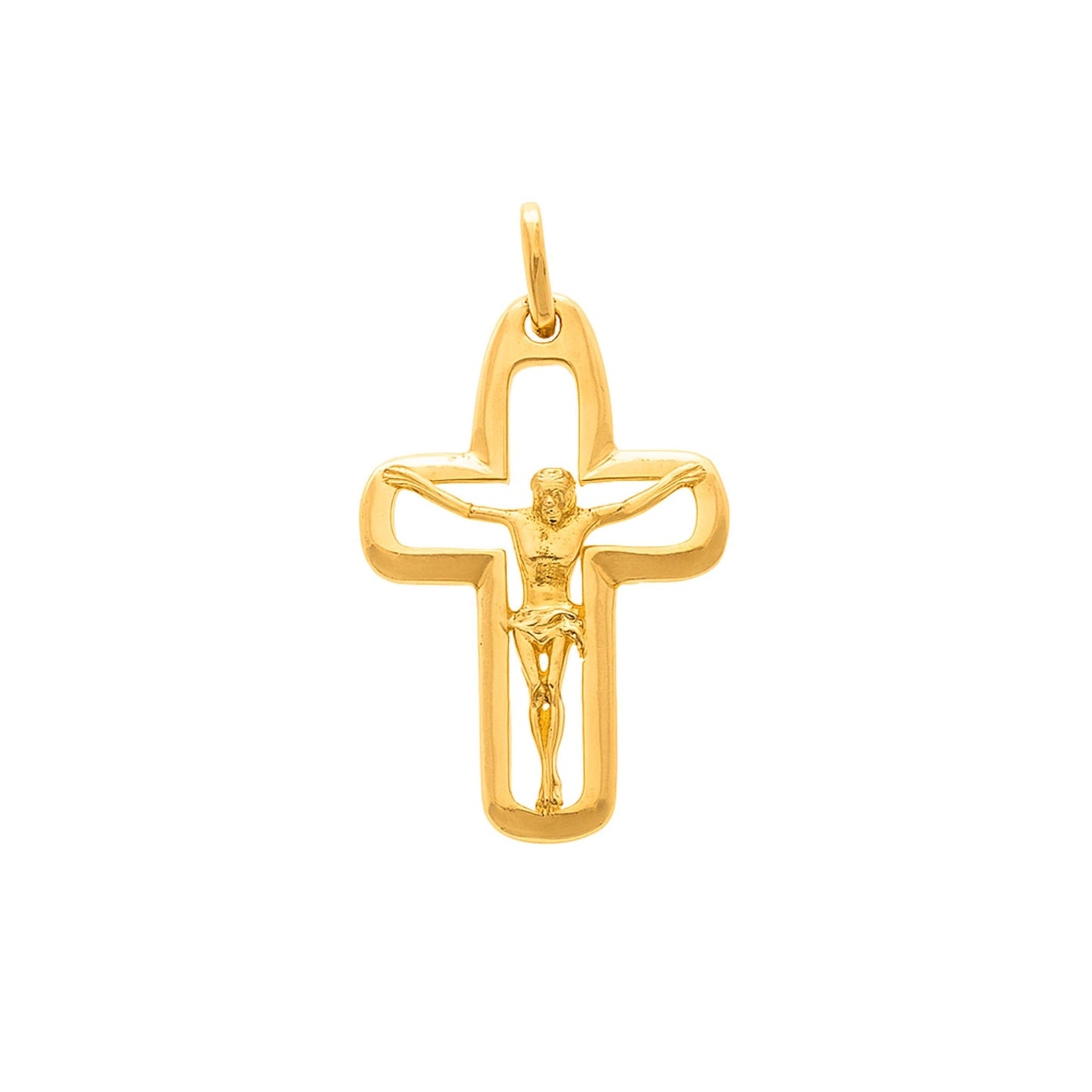 Crucifixo Aberto em Ouro 19kl (3.3cm) - Loja do Ouro