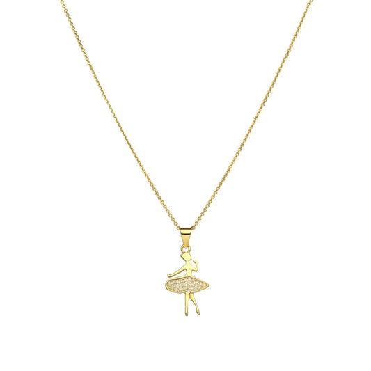 Fio Bailarina em Prata com Zircónias - Loja do Ouro