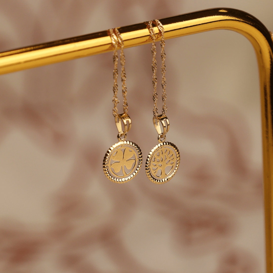 Fio em Ouro 19kl com Medalha Árvore da Vida (45cm) - Loja do Ouro