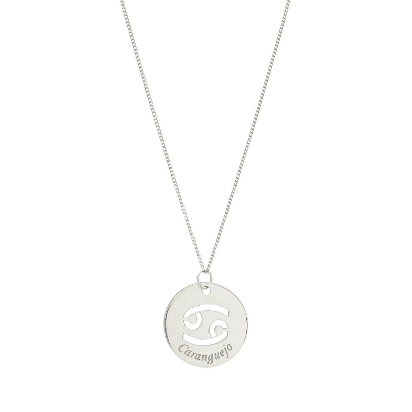 Fio em Prata com Medalha Signo - Loja do Ouro