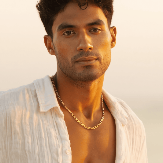 Fio Malha 1x1 em Ouro (84cm) - Loja do Ouro