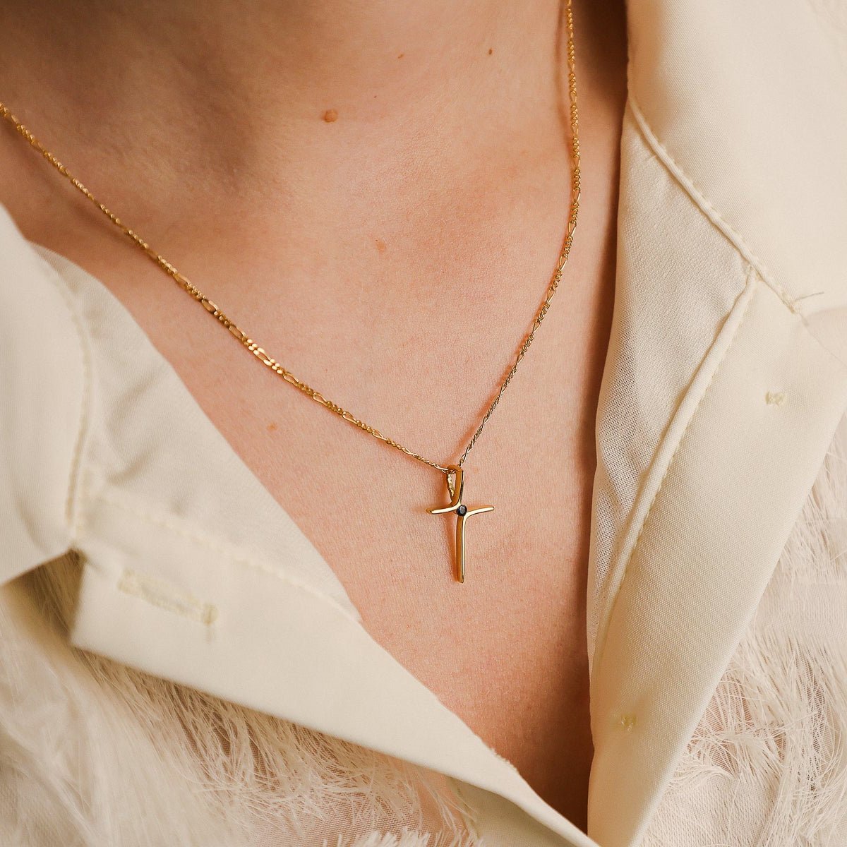 Fio Malha 3x1 em Ouro 19kl (56.5cm) - Loja do Ouro