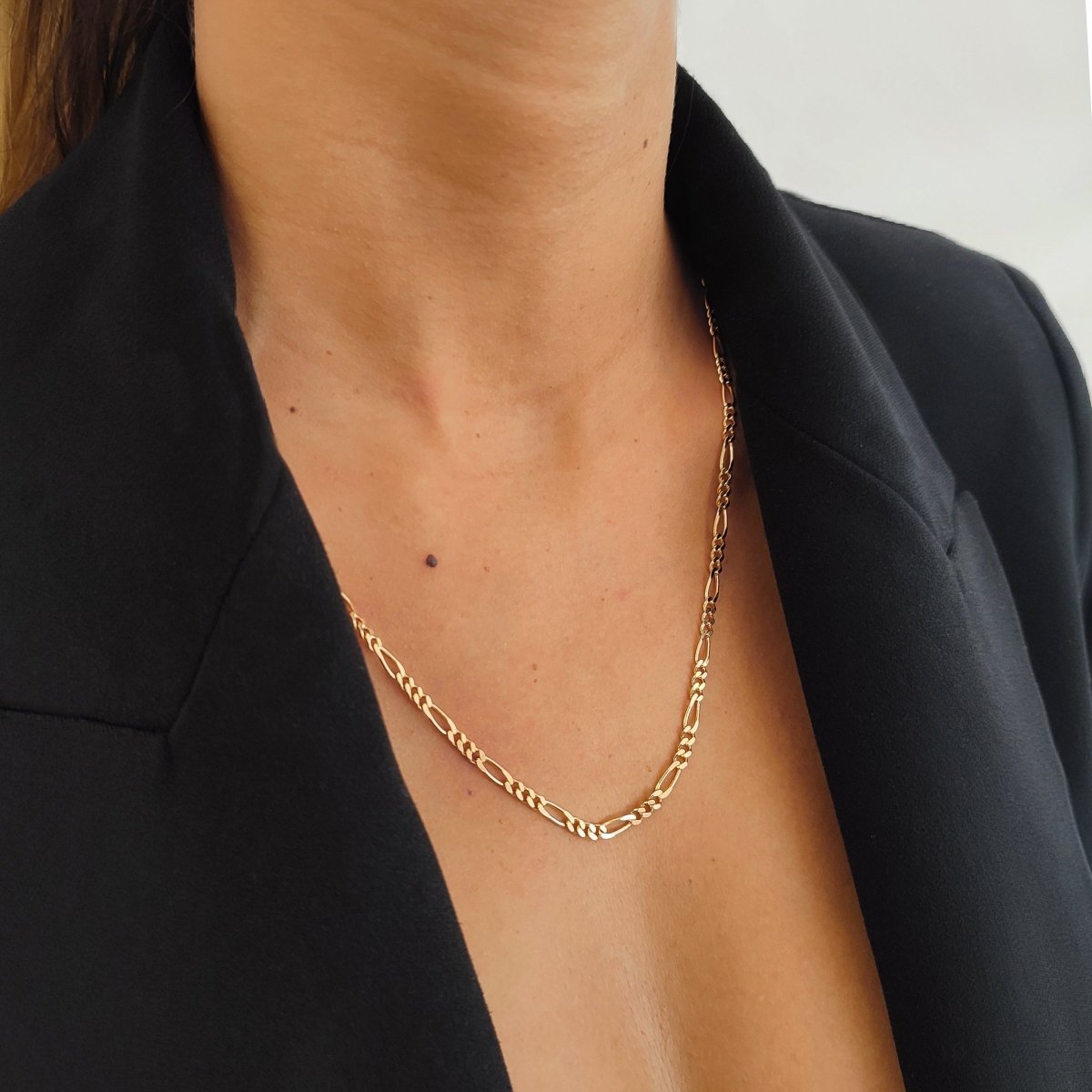 Fio Malha 3x1 em Ouro 19kl (60cm) - Loja do Ouro