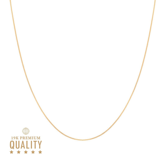 Fio Malha Barbela em Ouro 19kl (48cm) - Loja do Ouro