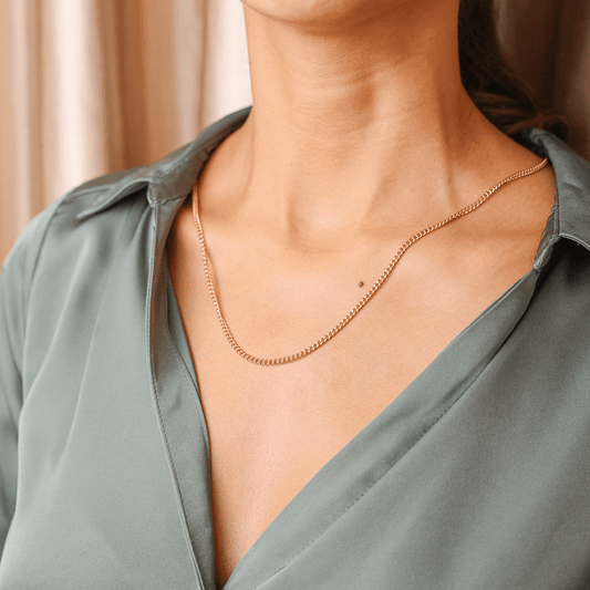 Fio Malha Barbela em Ouro 19kl (67.5cm) - Loja do Ouro