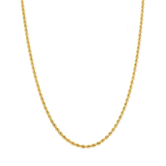 Fio Malha Corda em Ouro 19kl (71cm) - Loja do Ouro