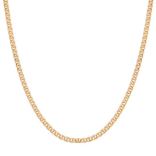 Fio Malha Friso em Ouro 19kl (75cm) - Loja do Ouro