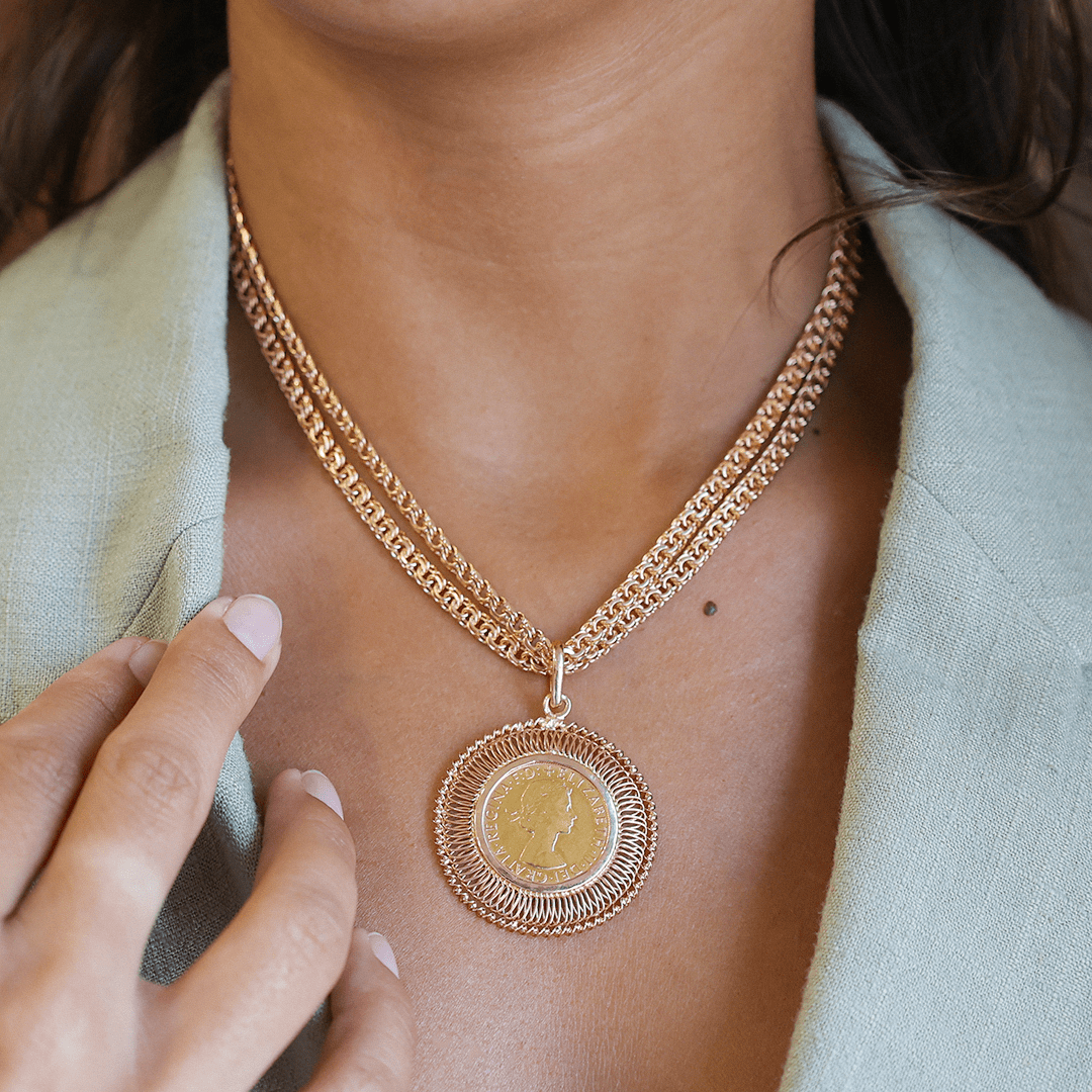 Fio Malha Friso em Ouro 19kl (82cm) - Loja do Ouro