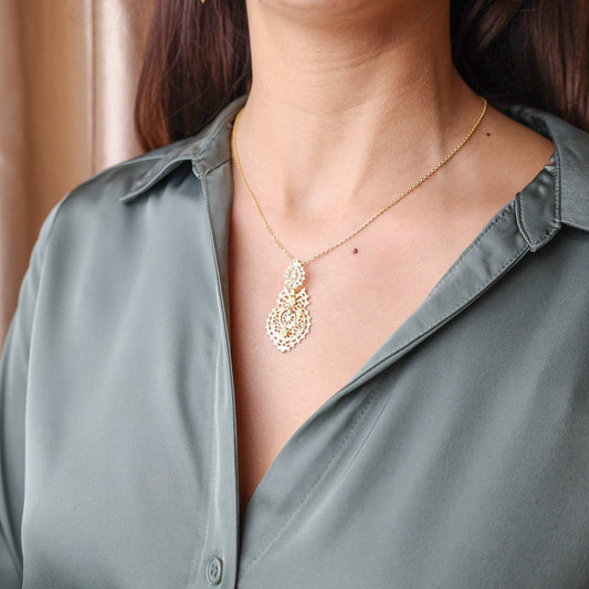 Fio Rainha em Prata Dourada - Loja do Ouro