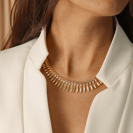 Gargantilha Cleópatra em Ouro 19kl (41,5cm) - Loja do Ouro