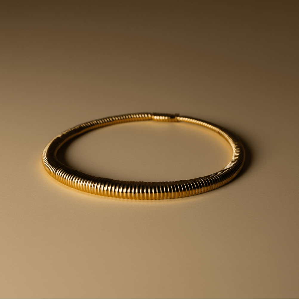 Gargantilha Cleópatra em Ouro 19kl (45cm) - Loja do Ouro