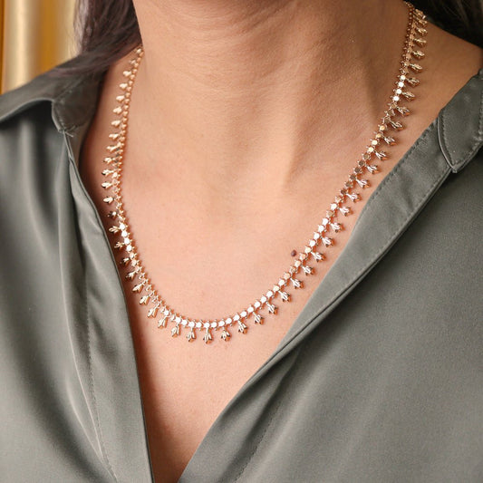 Gargantilha em Ouro 19kl com Motivos da Natureza (46,5cm) - Loja do Ouro