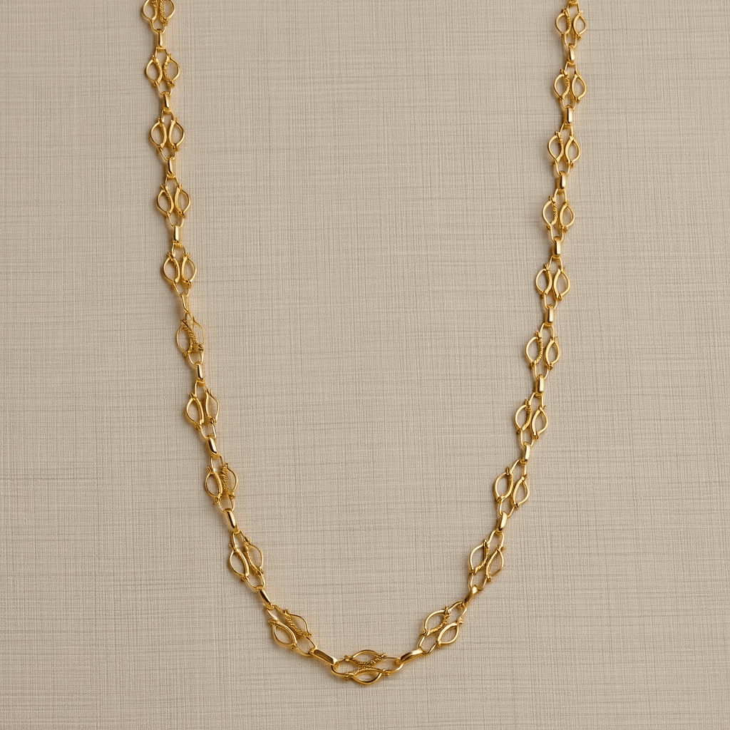 Gargantilha Madame Bella em Ouro (61cm) - Loja do Ouro