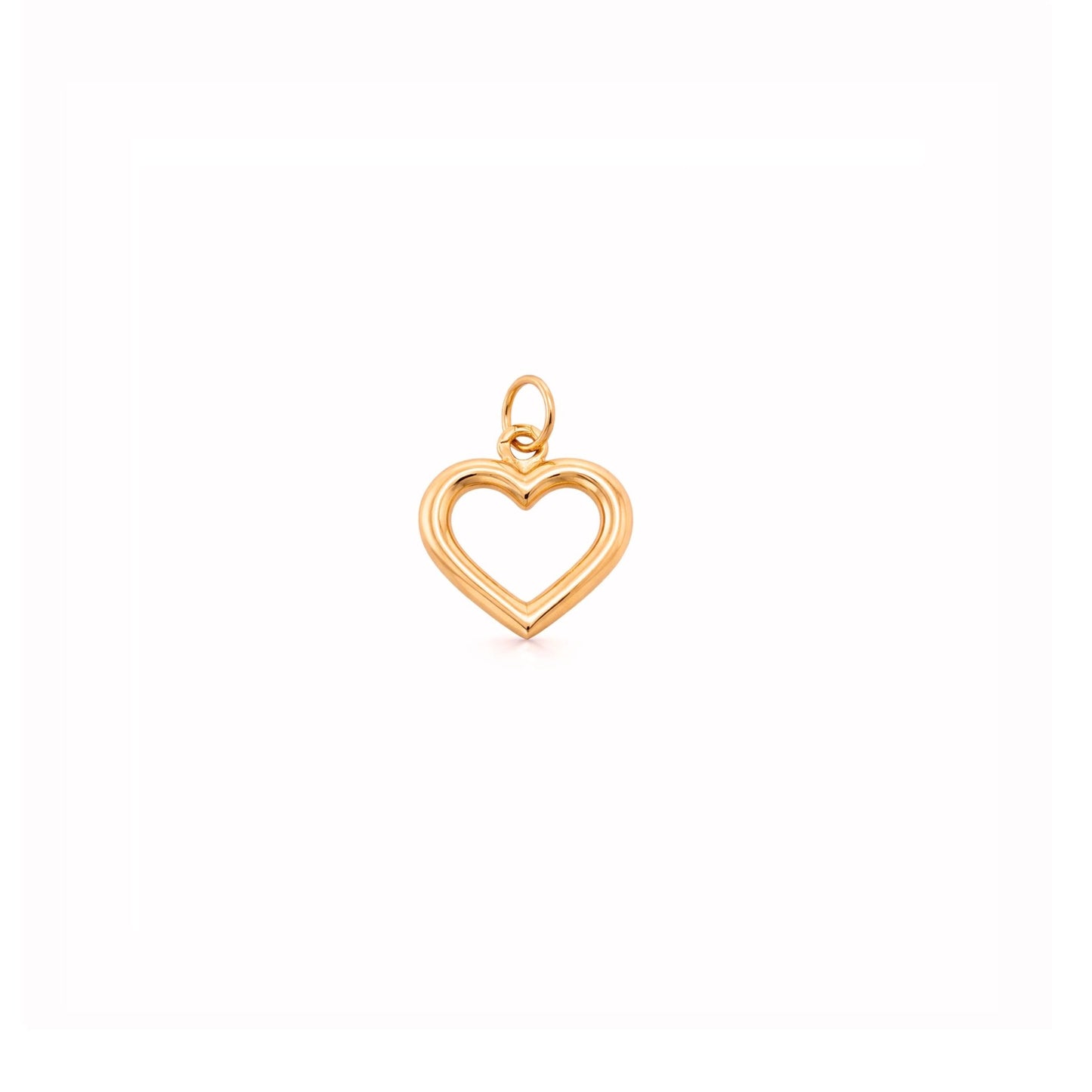 Medalha Coração Aberto em Ouro 19kl (1.19cm) - Loja do Ouro