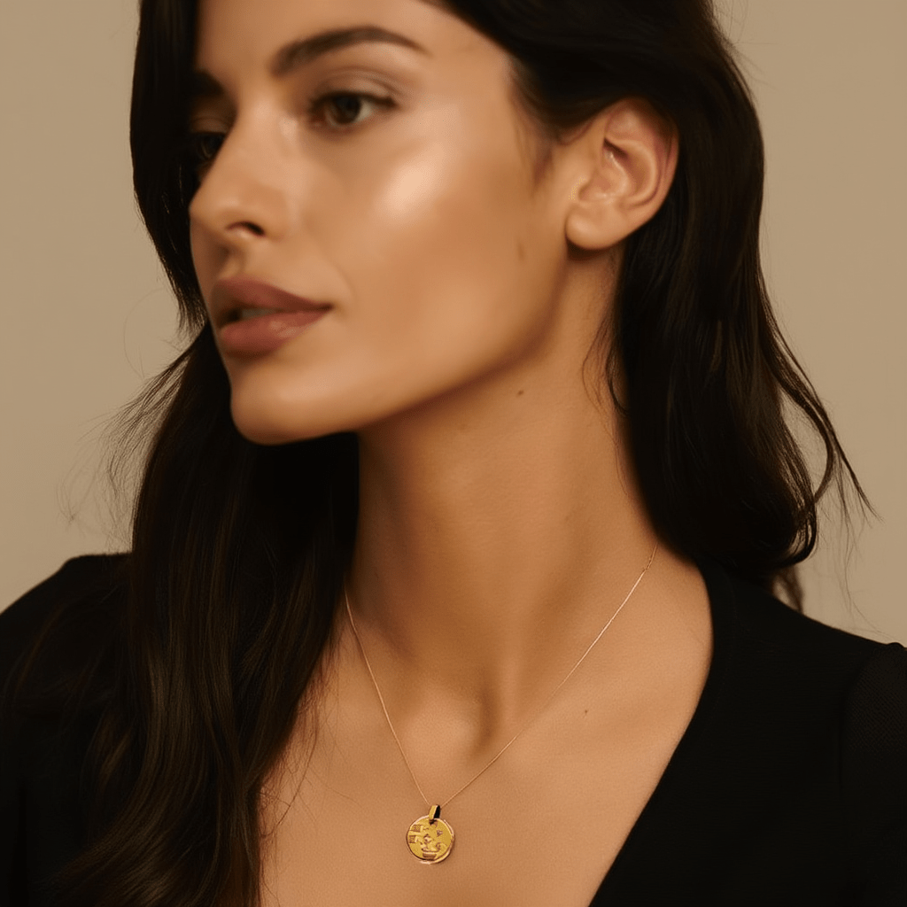 Medalha de Batismo em Ouro 19kl (1.6cm) - Loja do Ouro