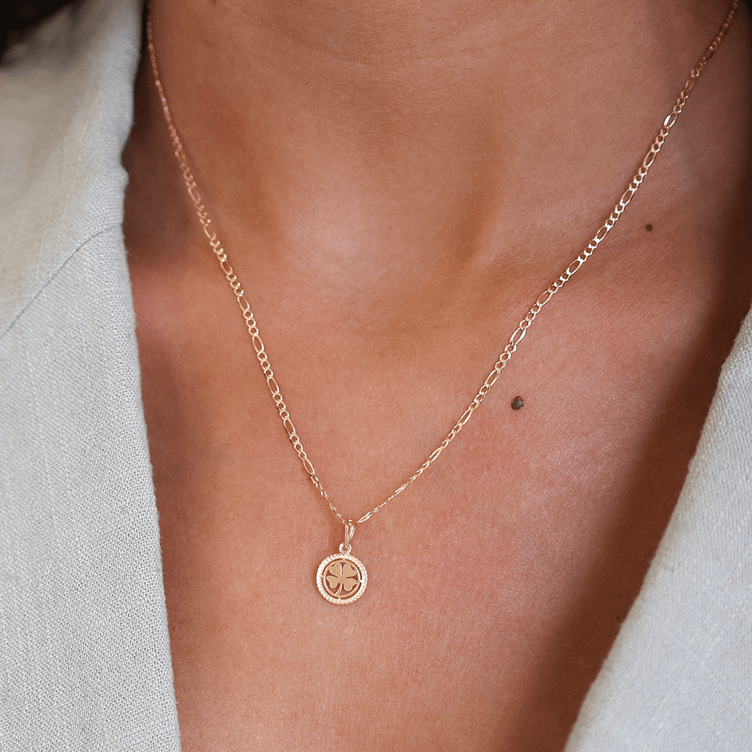 Medalha Trevo em Ouro 19kl - Loja do Ouro