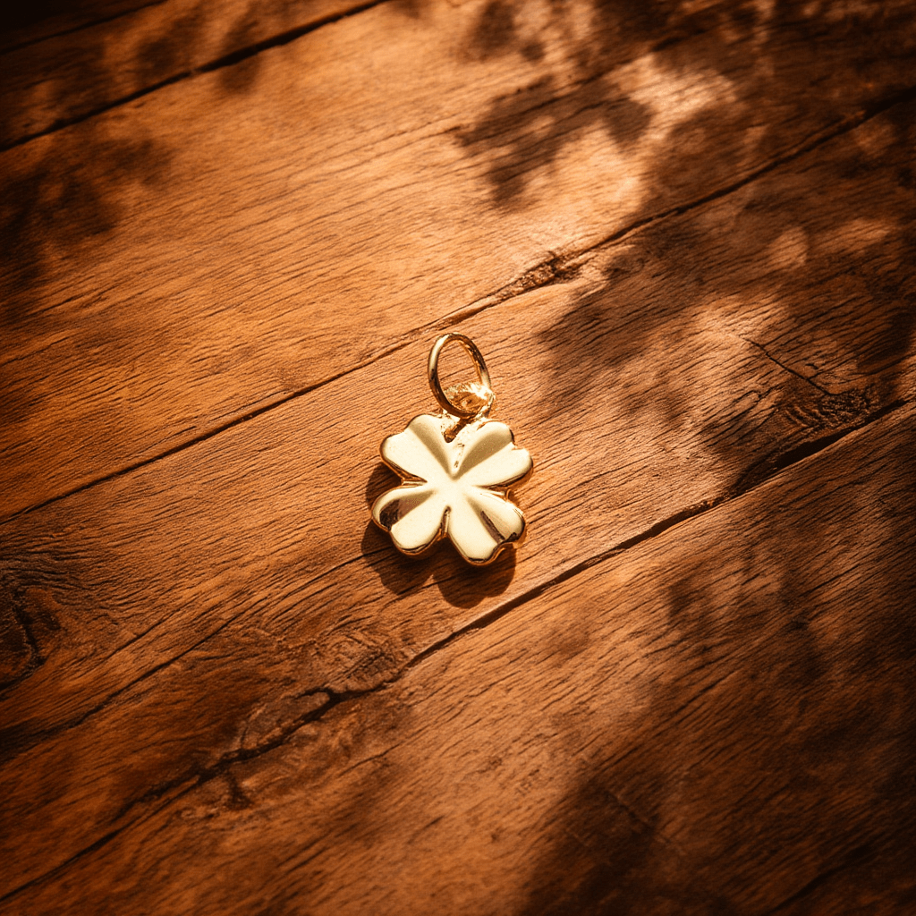 Medalha Trevo em Ouro de 19.2kl - Loja do Ouro
