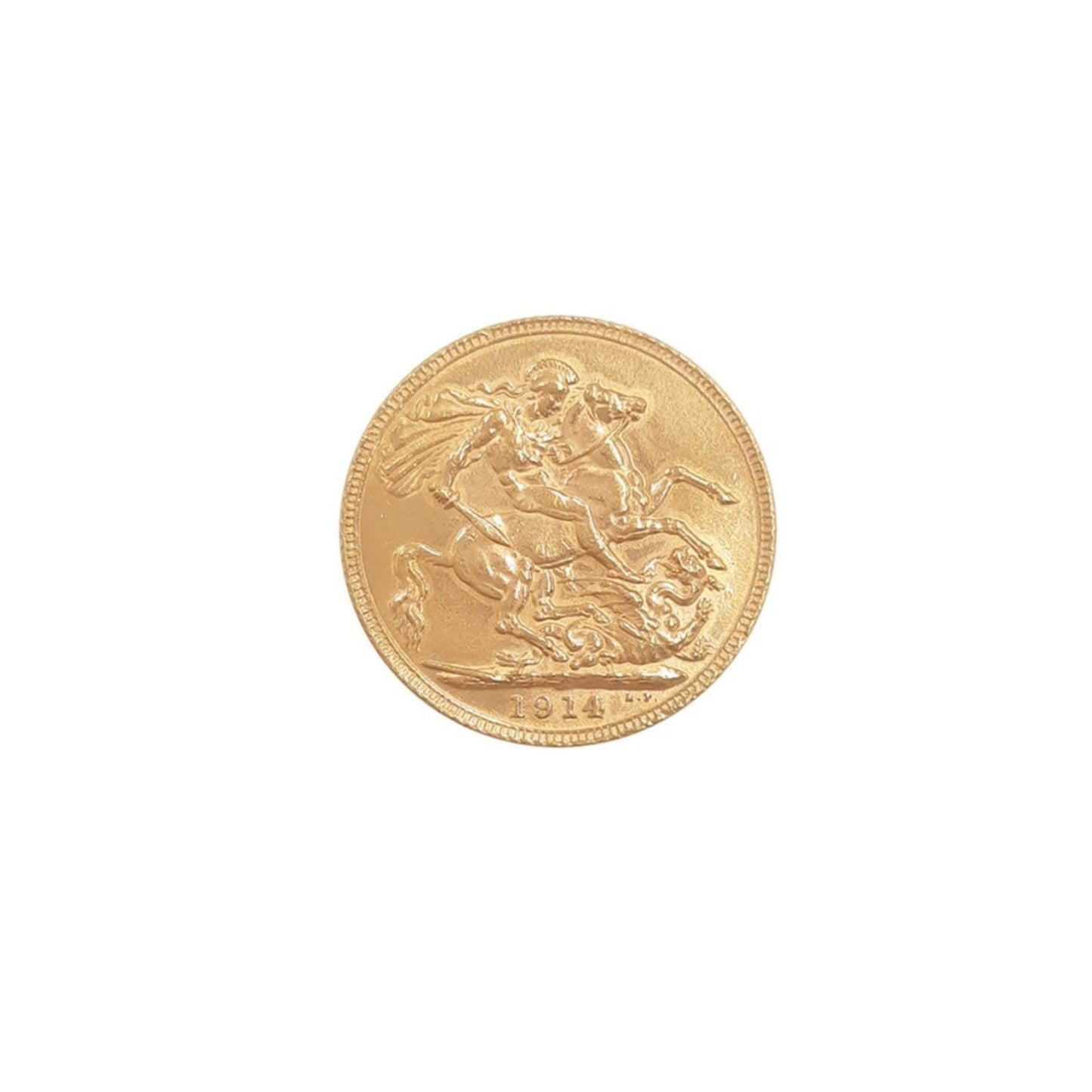 Meia Libra Rei Jorge V com S. Jorge (sob consulta) - Loja do Ouro