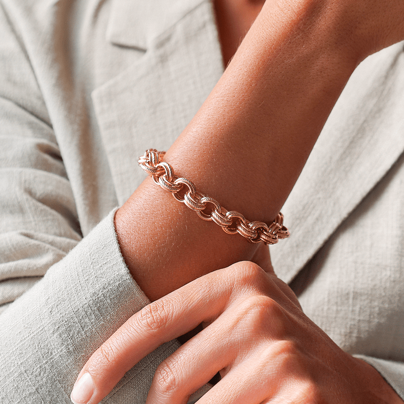 Pulseira Baronesa em Ouro 19kl (18cm) - Loja do Ouro