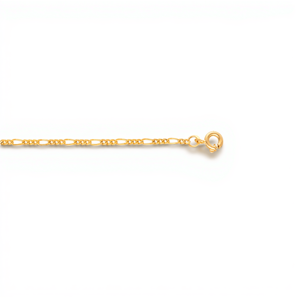 Pulseira Criança Malha 3x1 em Ouro 19kl (12cm) - Loja do Ouro