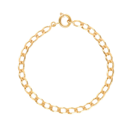 Pulseira de Homem em Ouro 19kl com Malha Barbela (19.5cm) - Loja do Ouro