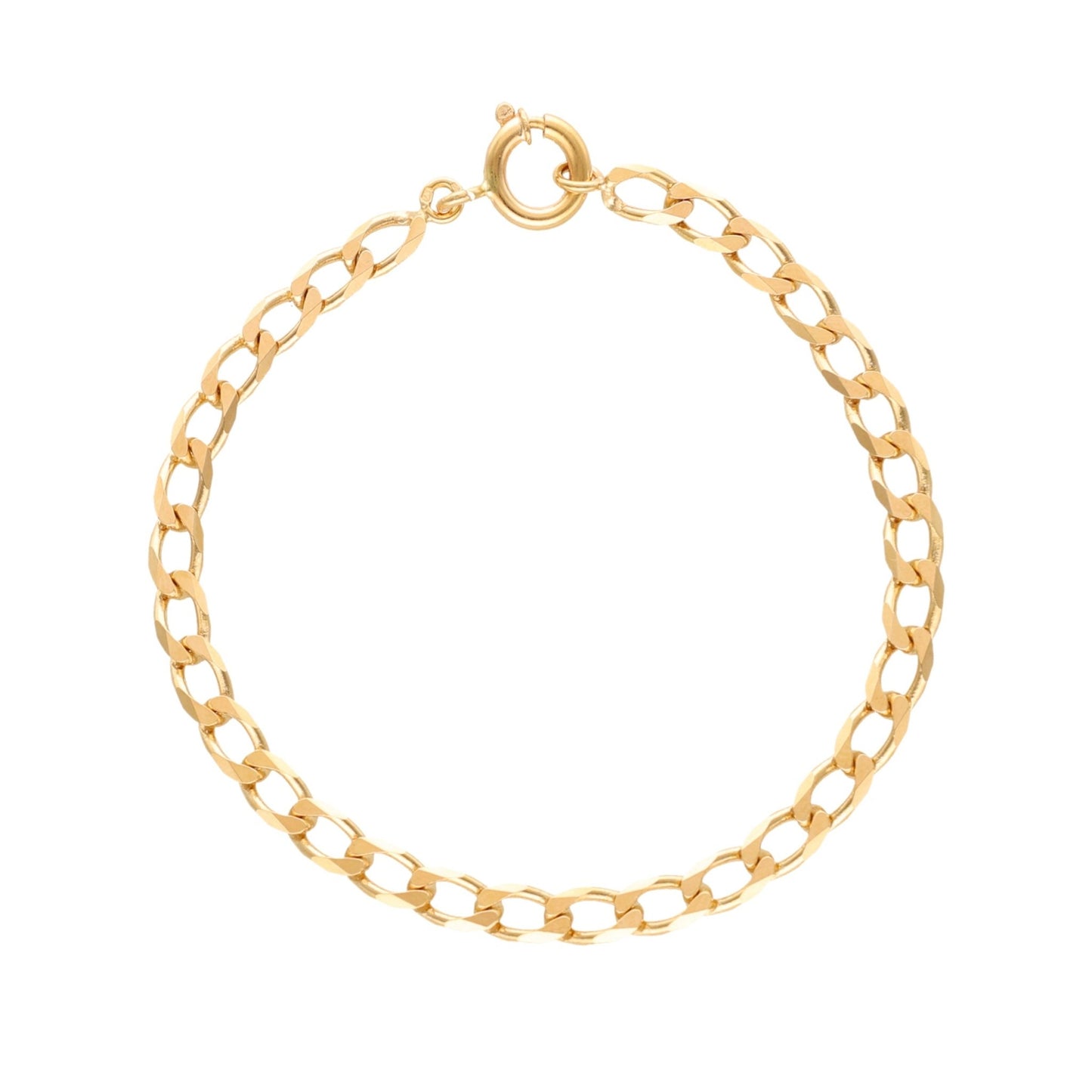 Pulseira de Homem em Ouro 19kl com Malha Barbela (19.5cm) - Loja do Ouro