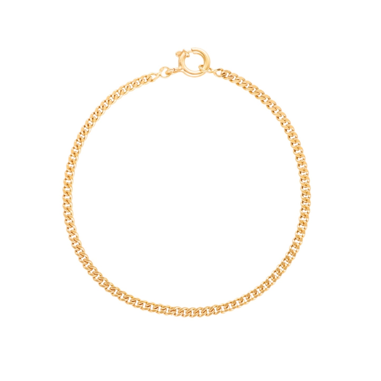 Pulseira em Ouro 19kl com Malha Barbela (16cm) - Loja do Ouro