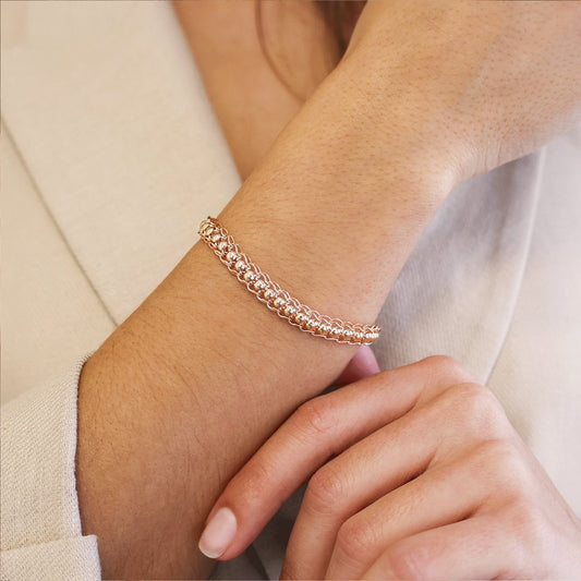 Pulseira Madame Bella em Ouro 19kl (19cm) - Loja do Ouro