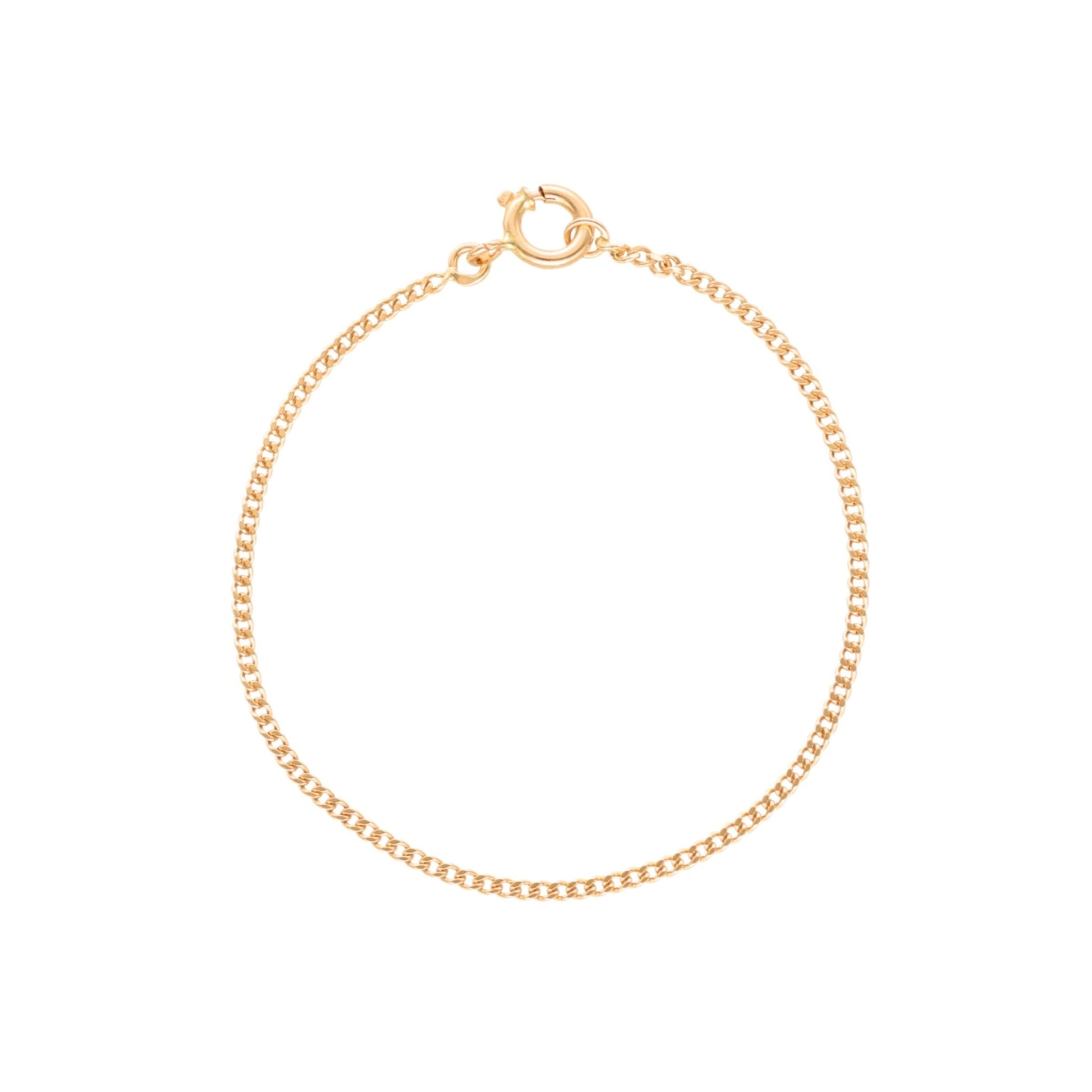 Pulseira para Criança em Ouro 19kl com Malha Barbela (14cm) - Loja do Ouro