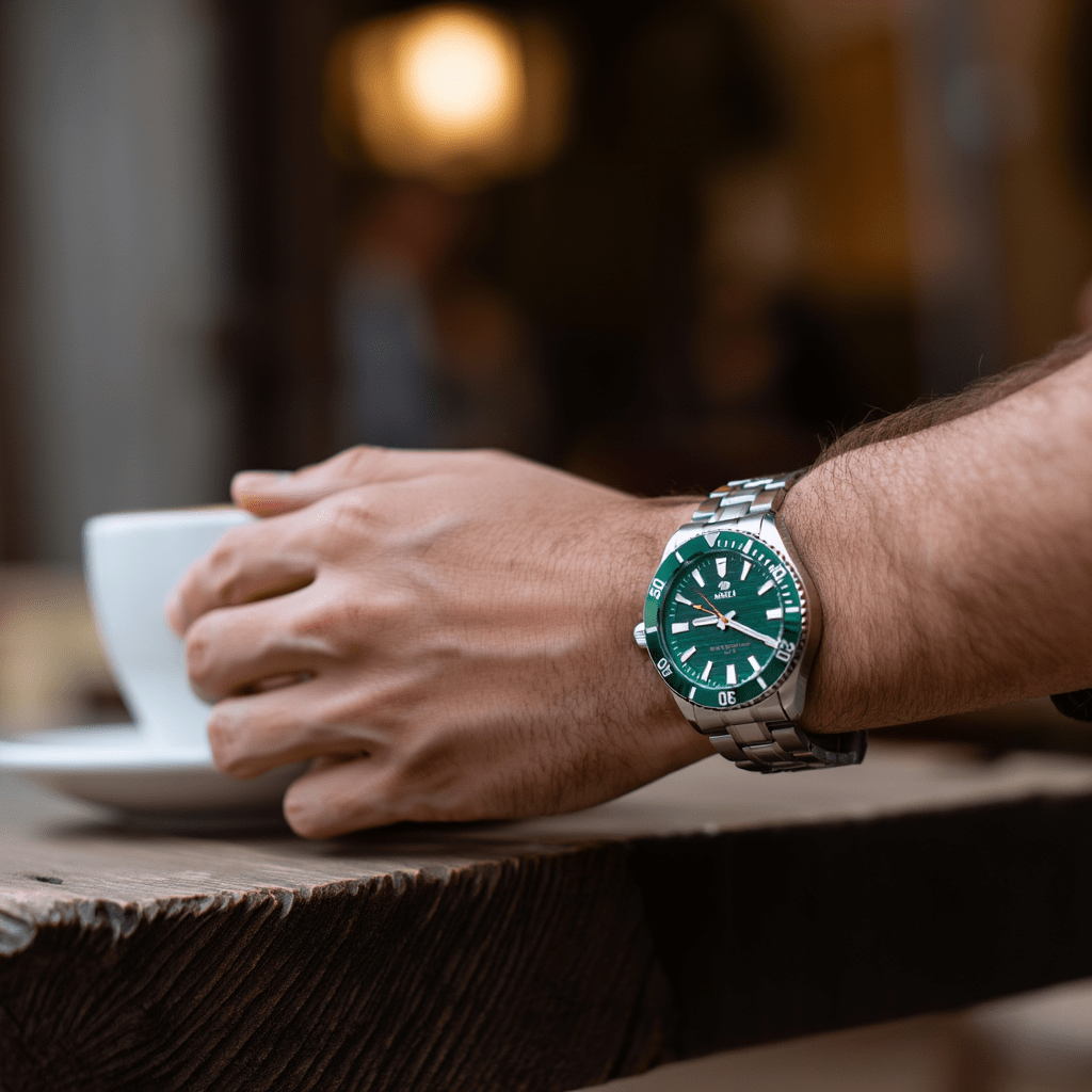 Dominus Green Watch for Men - Gold Store Premium