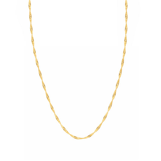 Fio Malha Singapura em Ouro 19kl (43.5cm)