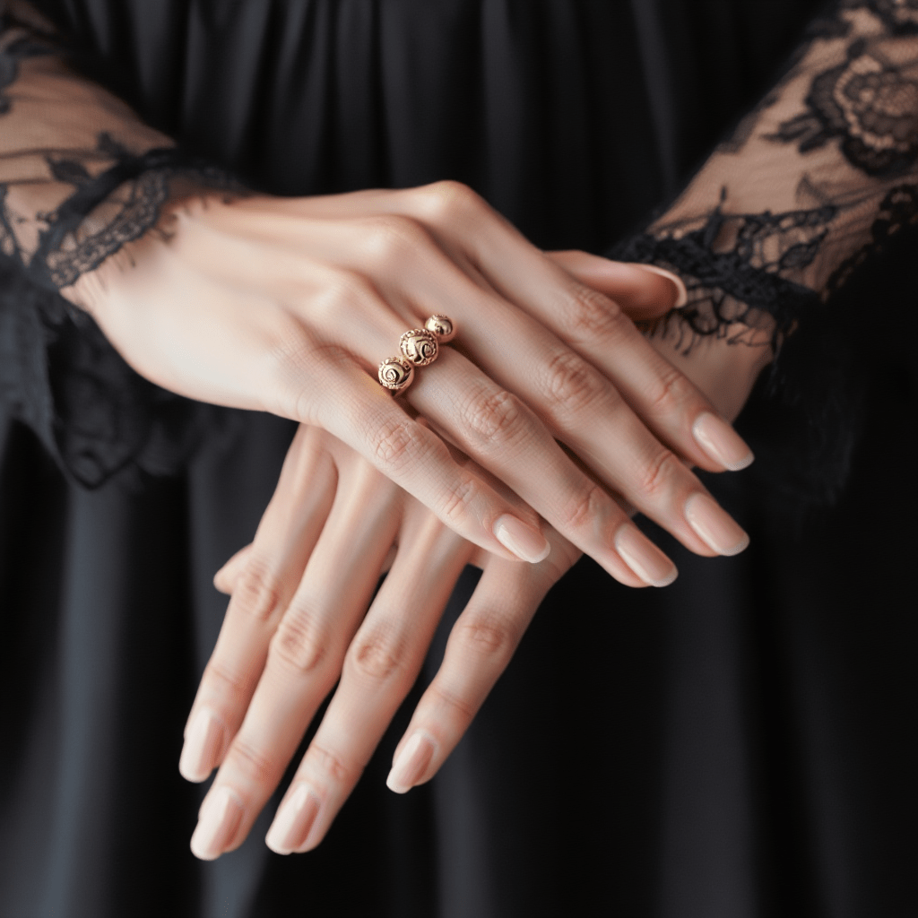 Anel Mouraria em Prata Dourada - Loja do Ouro