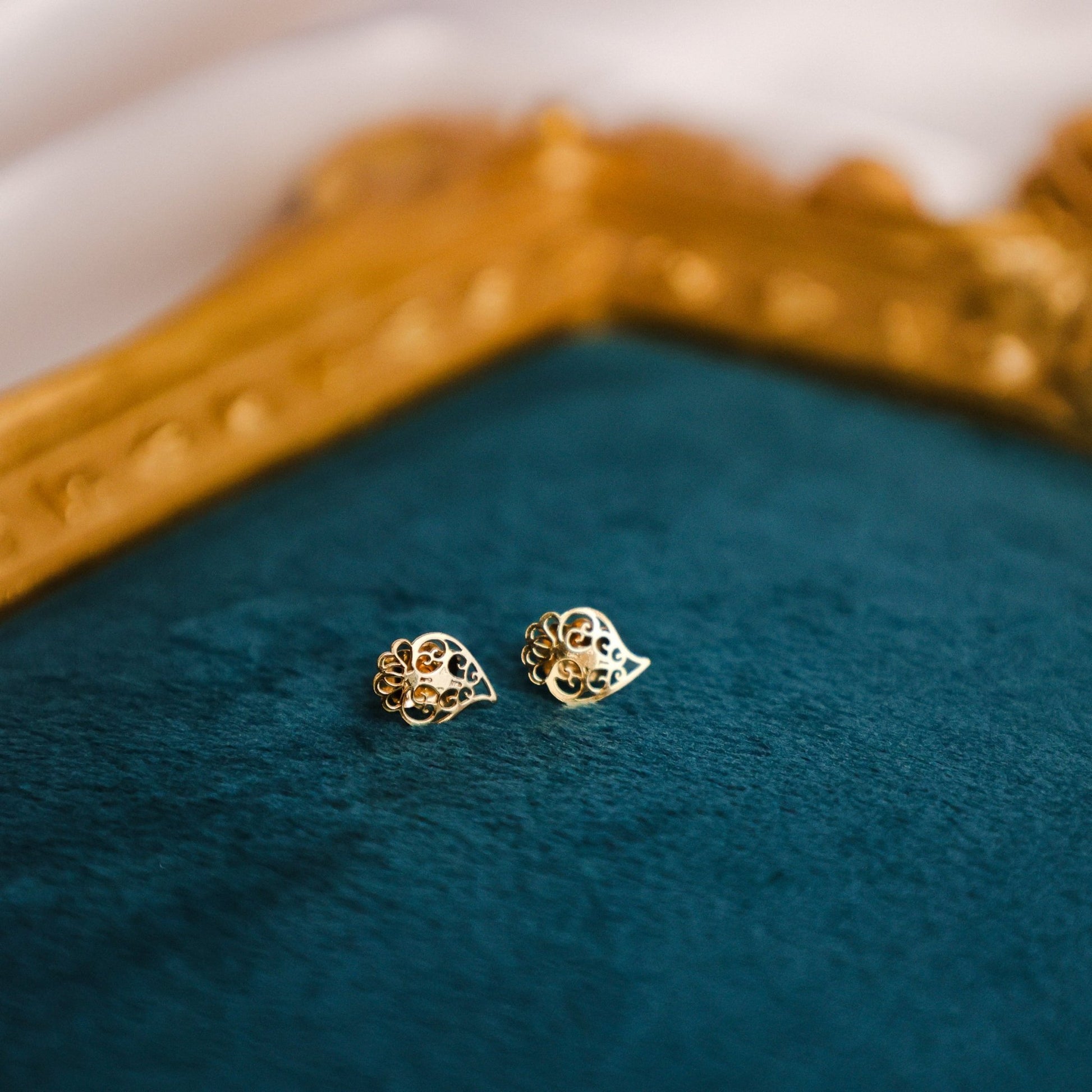 Brincos Coração de Viana em Ouro 19kl - Loja do Ouro