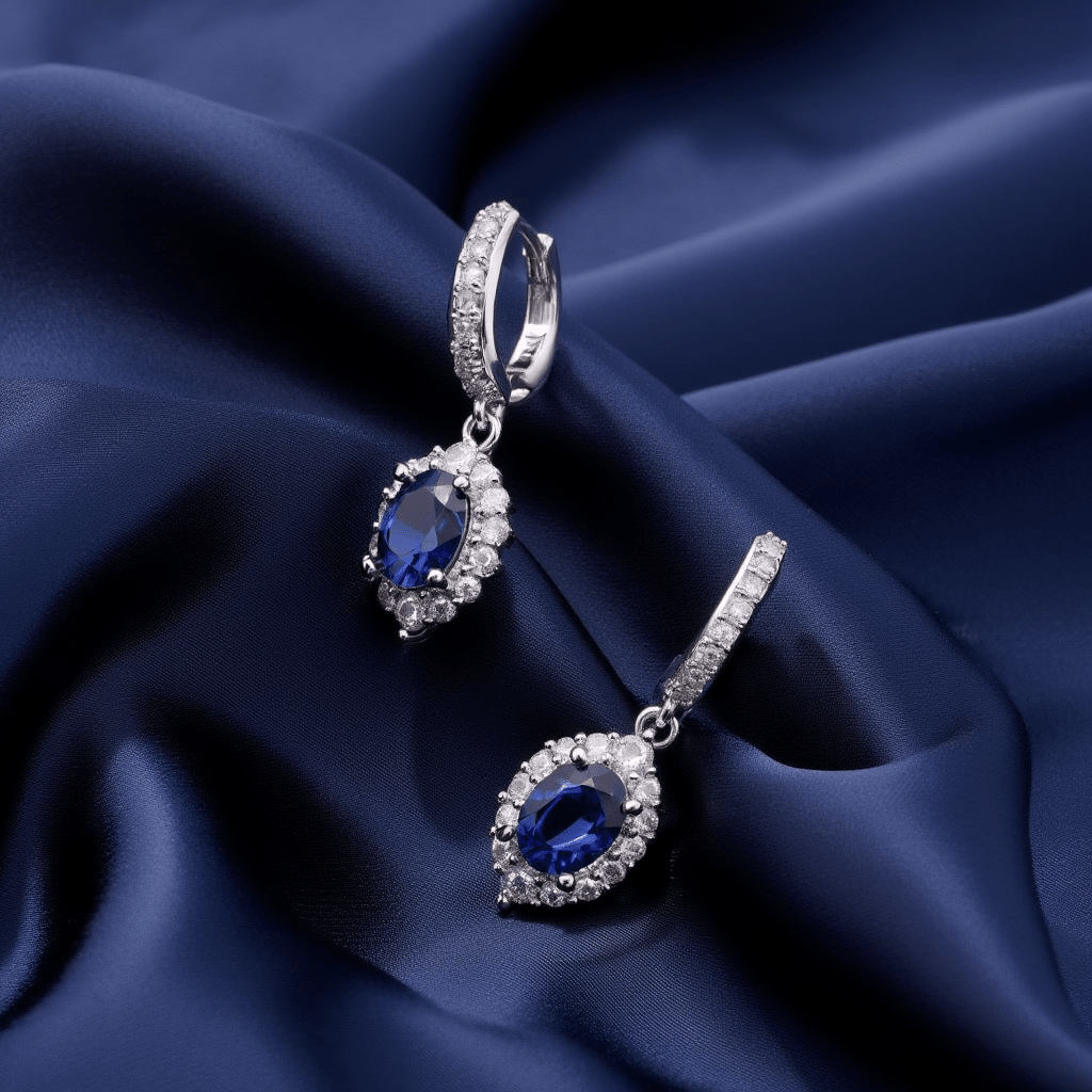 Brincos Lady Di em Prata - Loja do Ouro