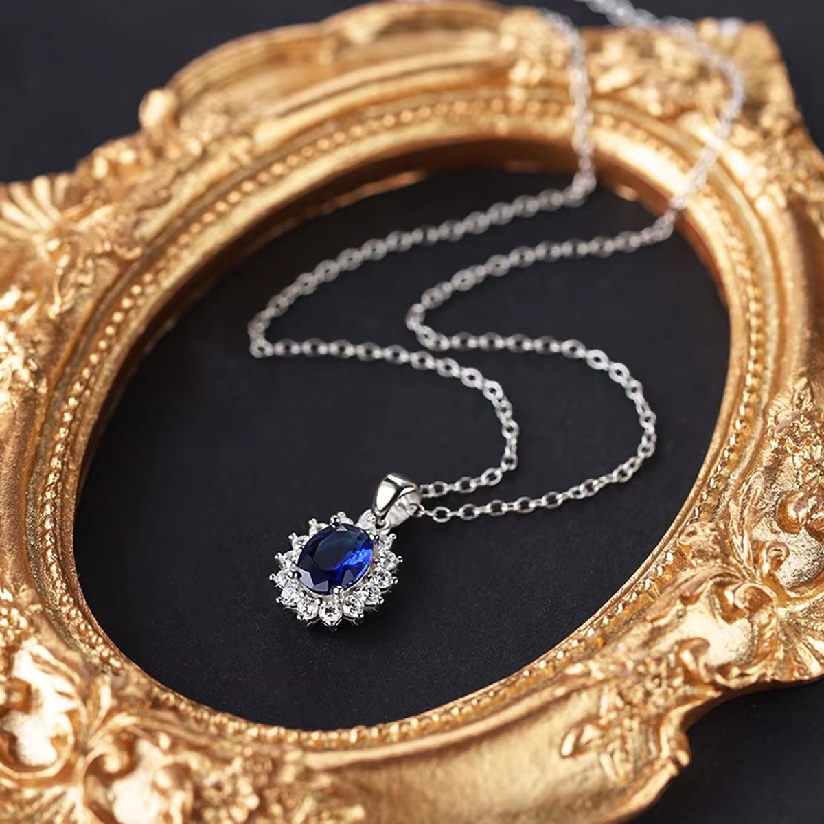 Conjunto Fio e Brincos Lady Di em Prata (43cm) - Loja do Ouro