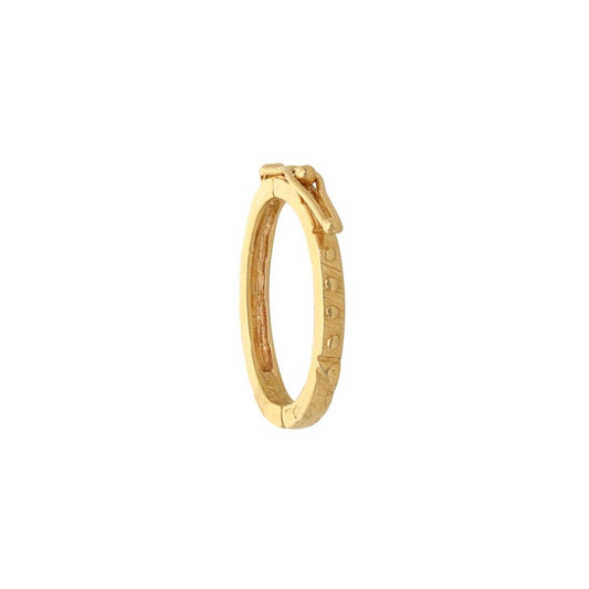 Fecho Oval em Ouro 19kl com Pormenores, para Cordão - Loja do Ouro