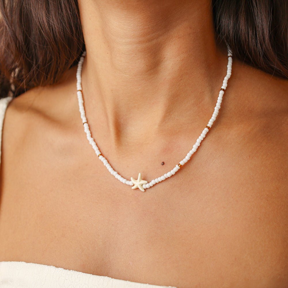 Fio Duplo com Missangas e Contas de Verão - Loja do Ouro