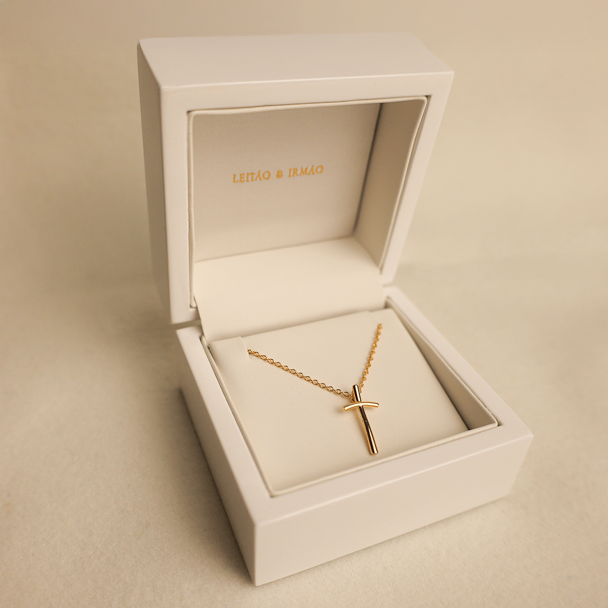 Fio em Ouro 19kl com Cruz (44cm) - Loja do Ouro