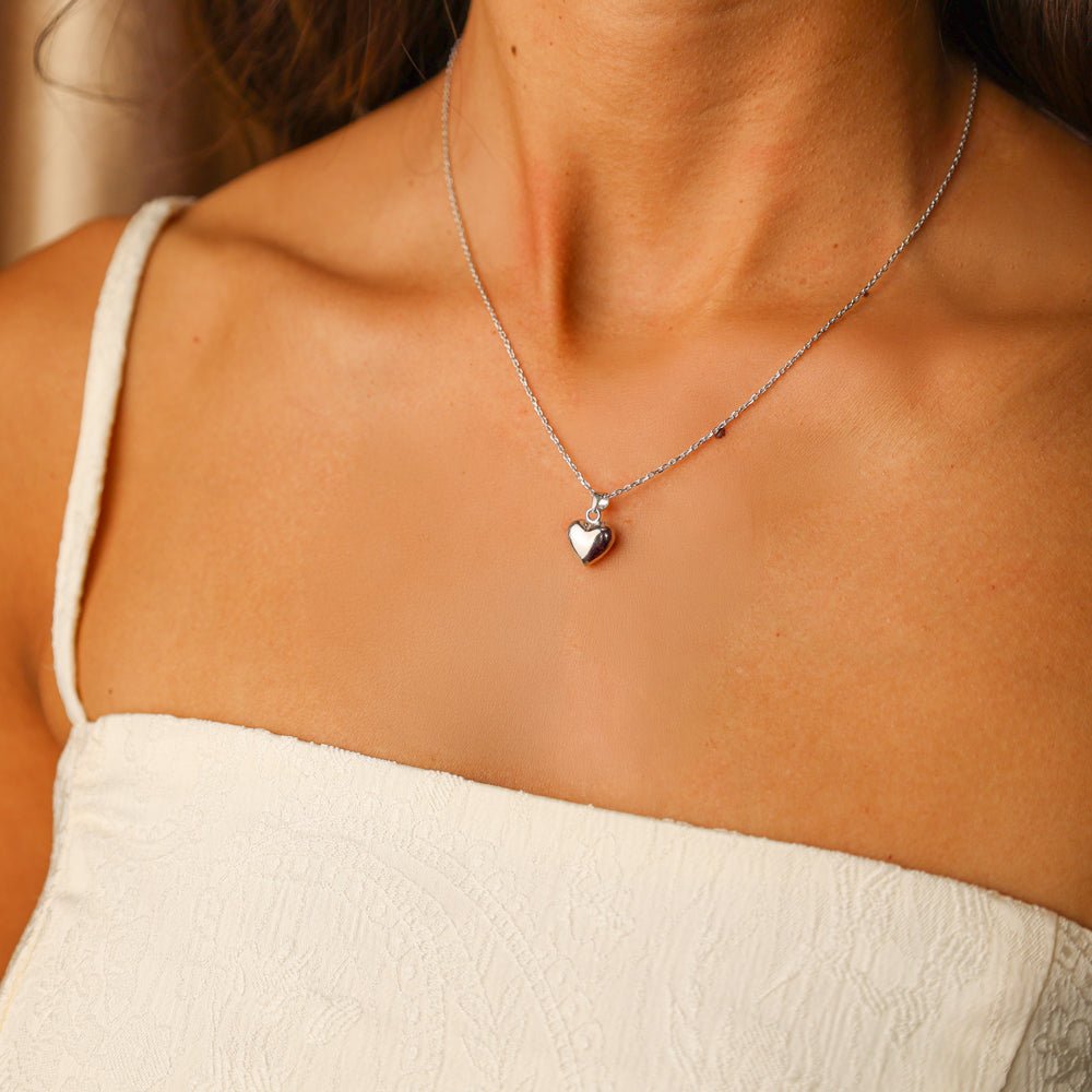 Fio em Prata com Coração - Loja do Ouro