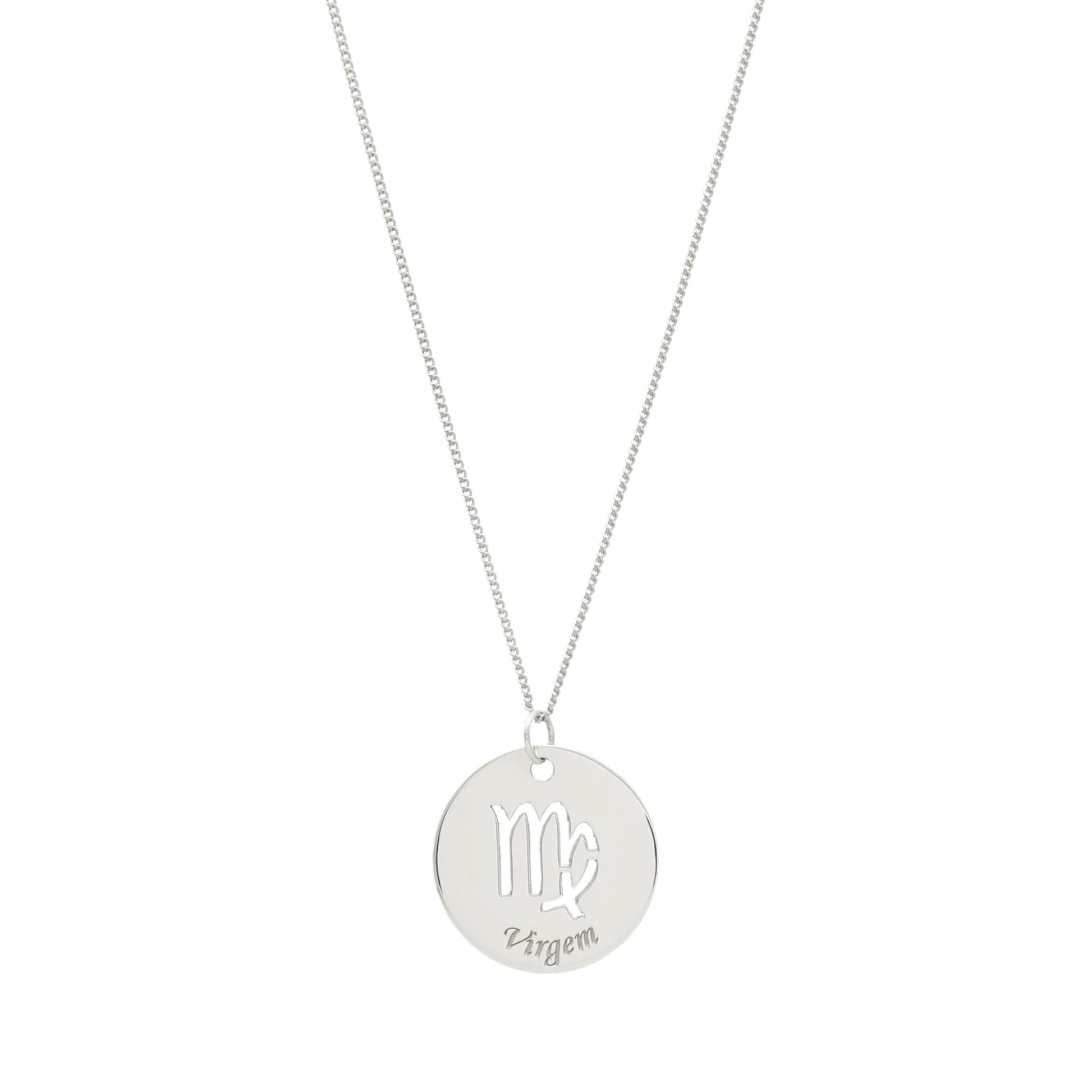 Fio em Prata com Medalha Signo - Loja do Ouro