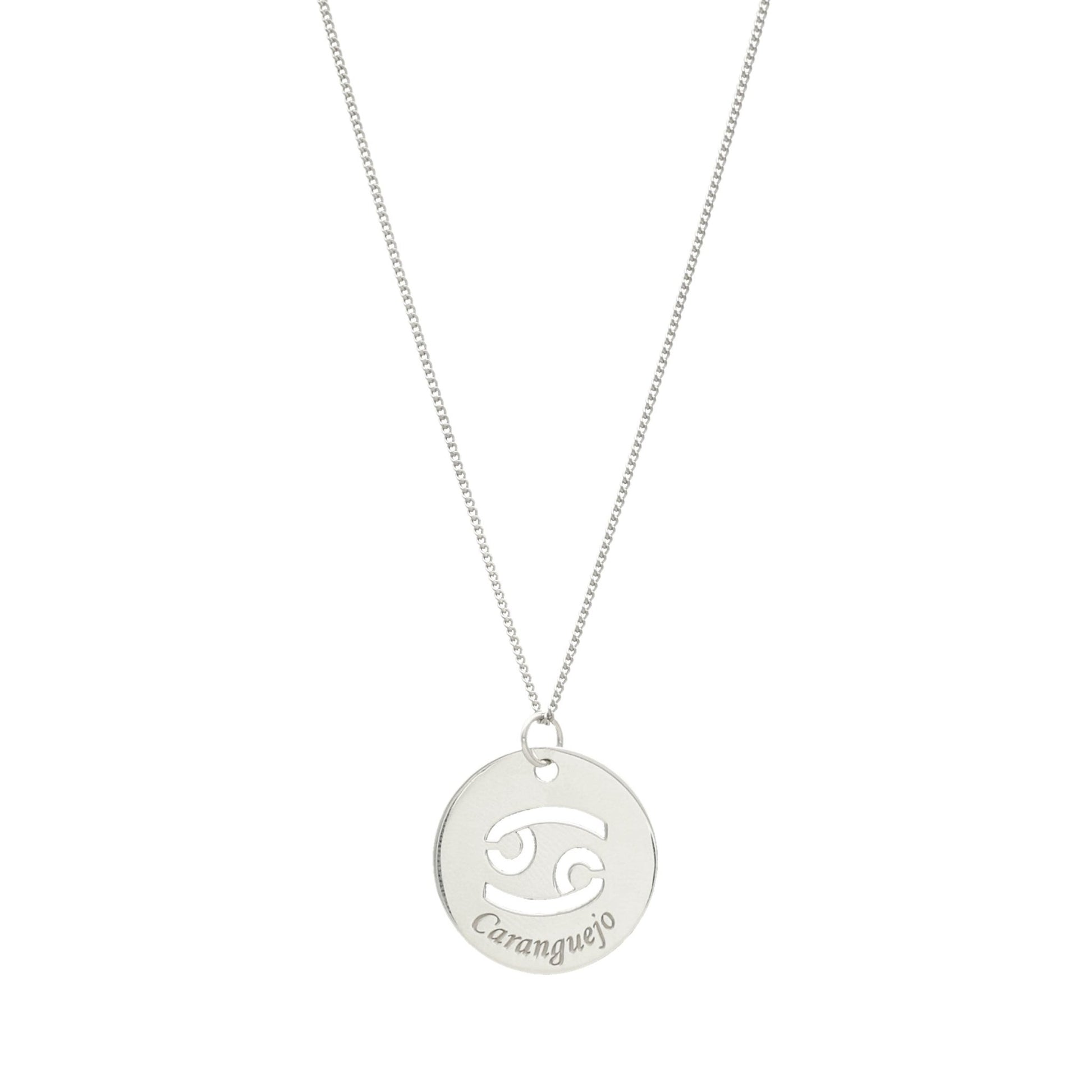 Fio em Prata com Medalha Signo - Loja do Ouro