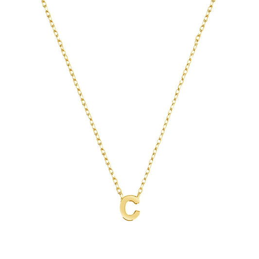 Fio Letra C em Prata - Loja do Ouro