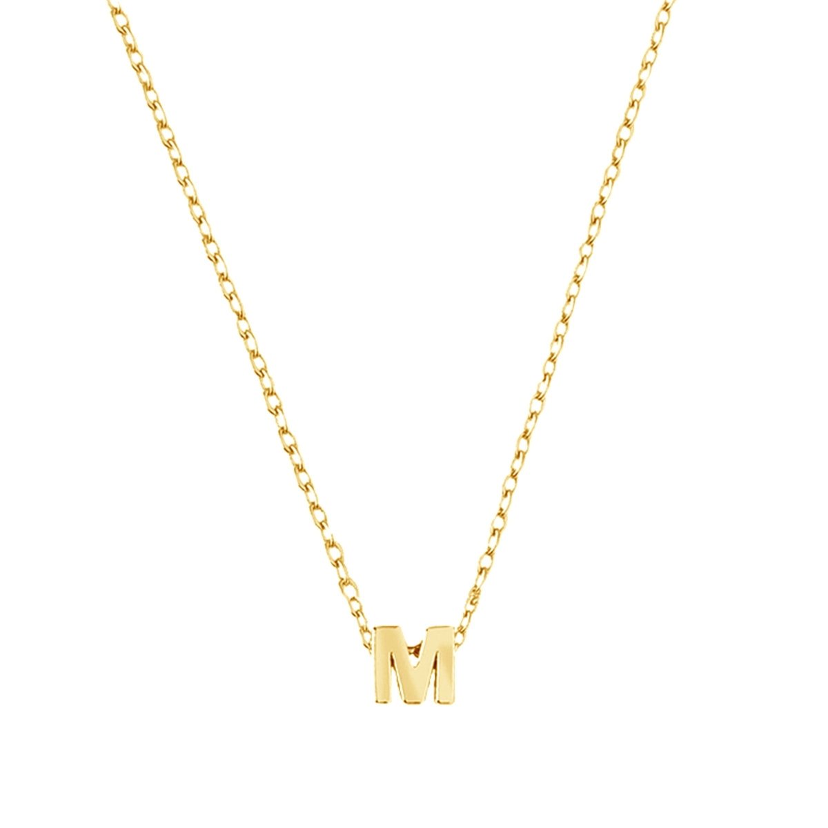 Fio Letra M em Prata - Loja do Ouro