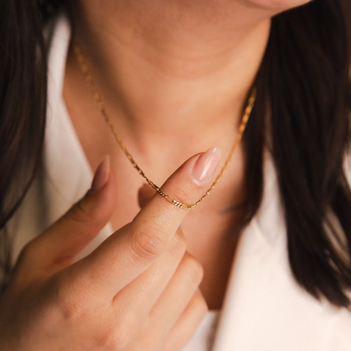 Fio Malha 3x1 em Ouro 19kl (49.5cm) - Loja do Ouro